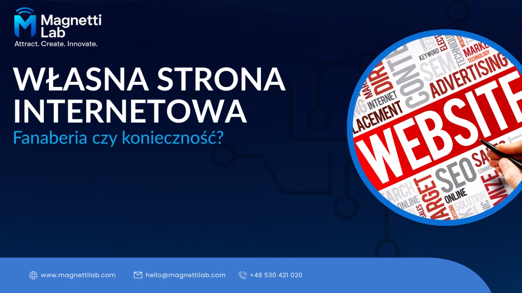 Własna strona internetowa okladka artykuł